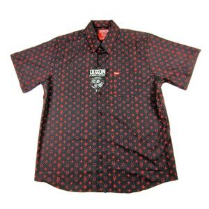 Dixxon RED DRIP BOUGIE Short Sleeve Party Shirt Men's XL NWT